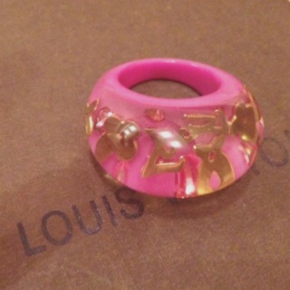 Louis Vuitton LV Pop Ring Resin Monogram Inclusion
